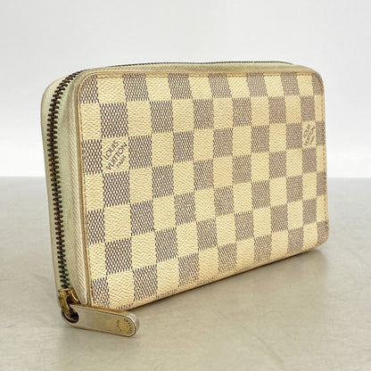 Louis Vuitton Wallet Damier Azur Zippy Organizer White — view 2
