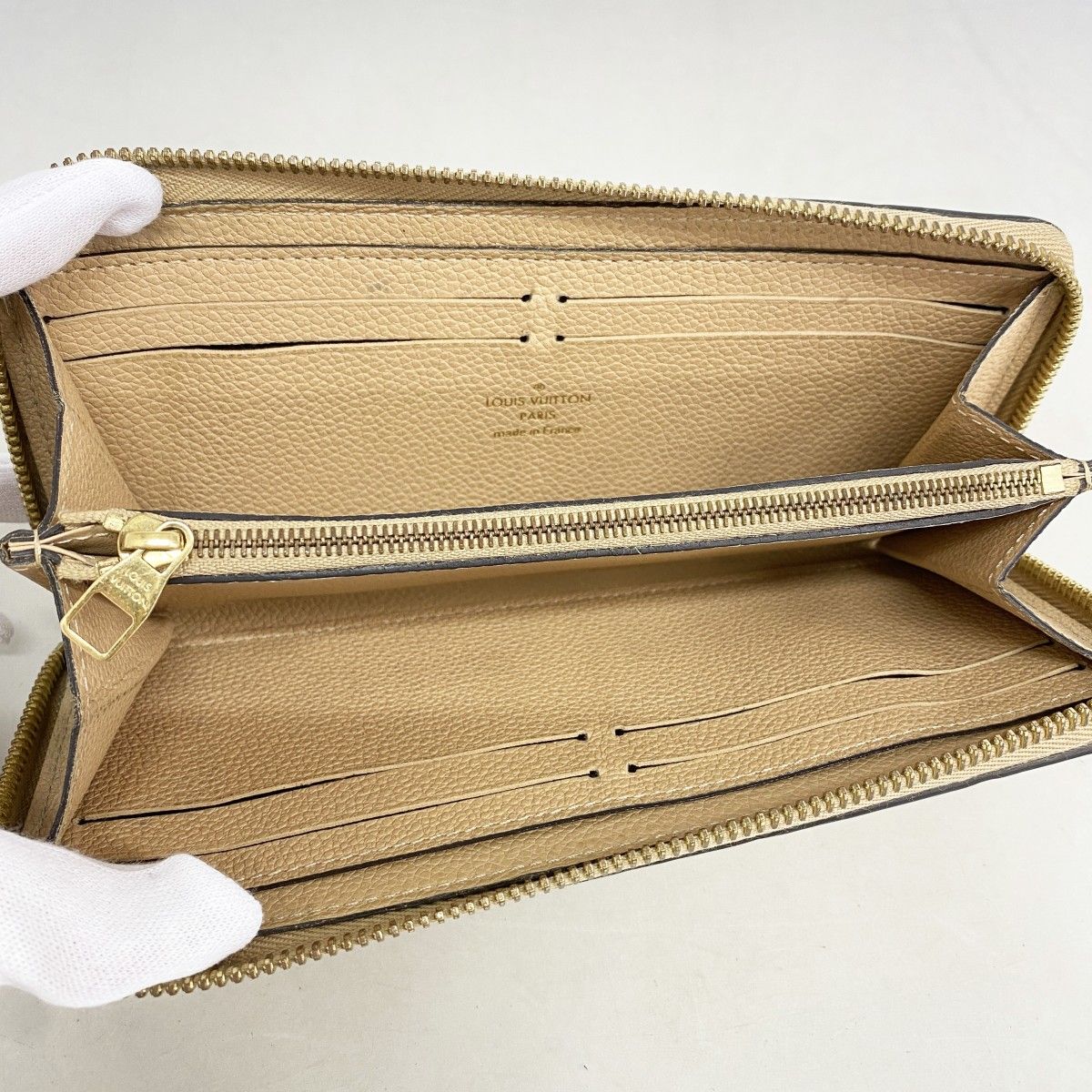 Louis Vuitton Wallet Monogram Empreinte Portefeuille Clemence Dune — view 3