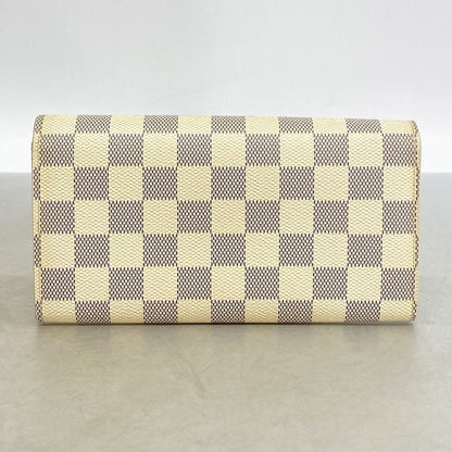 Louis Vuitton Wallet Damier Azur Portefeuille Sarah White — view 9