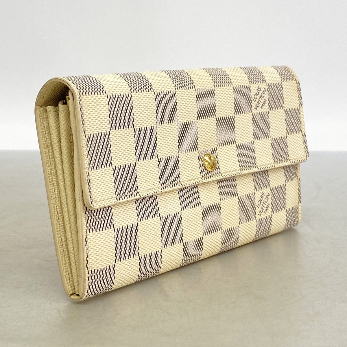 Louis Vuitton Wallet Damier Azur Portefeuille Sarah White — view 2