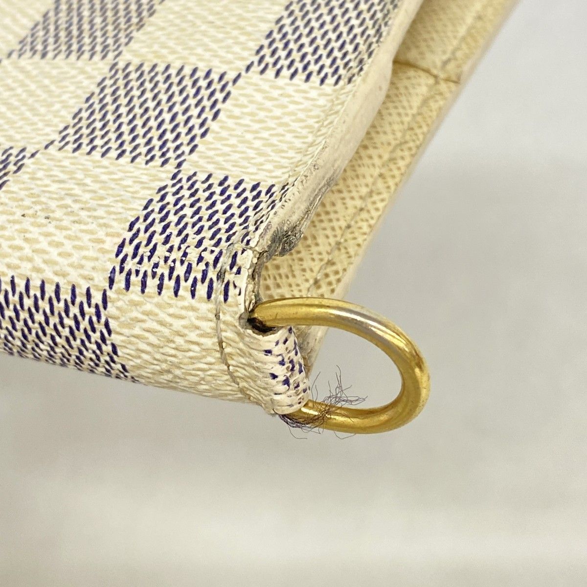 Louis Vuitton Wallet Damier Azur Portefeuille Insolite White — view 5