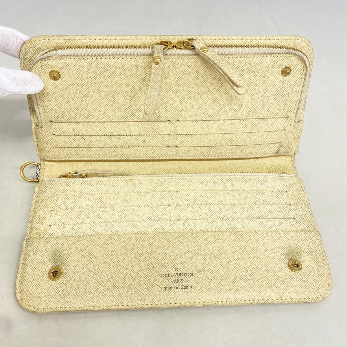 Louis Vuitton Wallet Damier Azur Portefeuille Insolite White — view 3