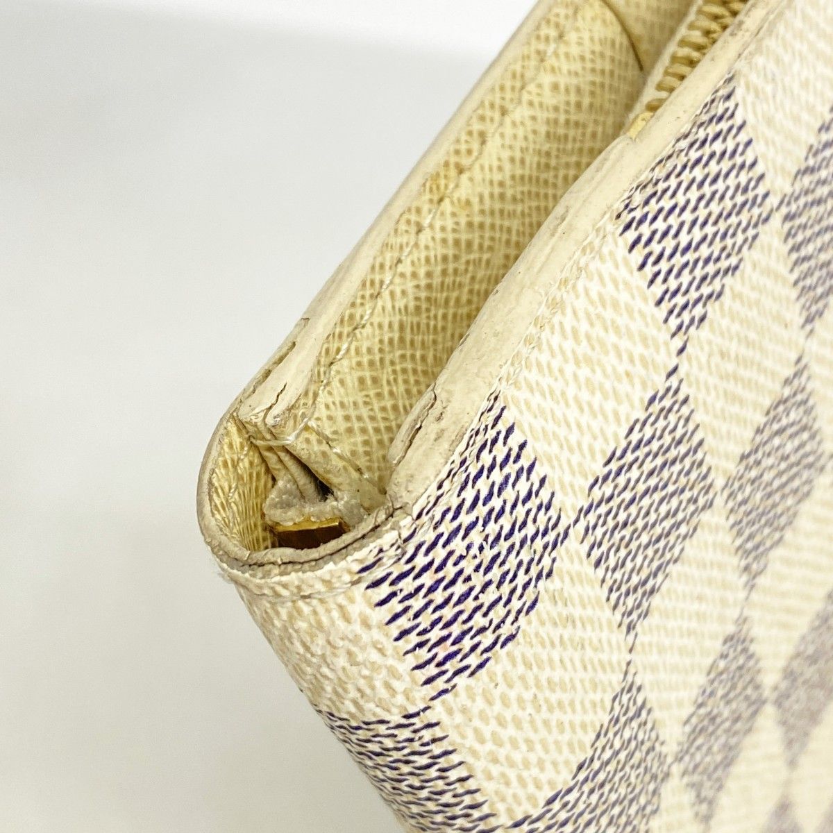 Louis Vuitton Wallet Damier Azur Portefeuille Insolite White — view 8