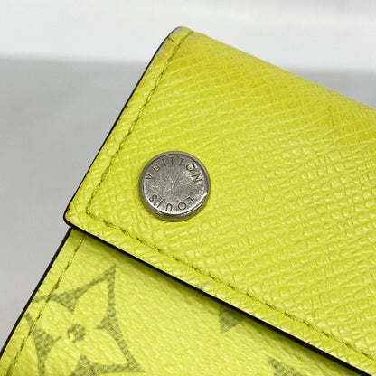 Louis Vuitton Trifold Wallet Taigarama Discovery Compact Jaune — view 7