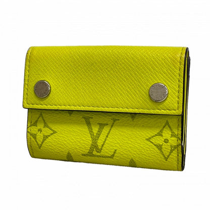 Louis Vuitton Trifold Wallet Taigarama Discovery Compact Jaune