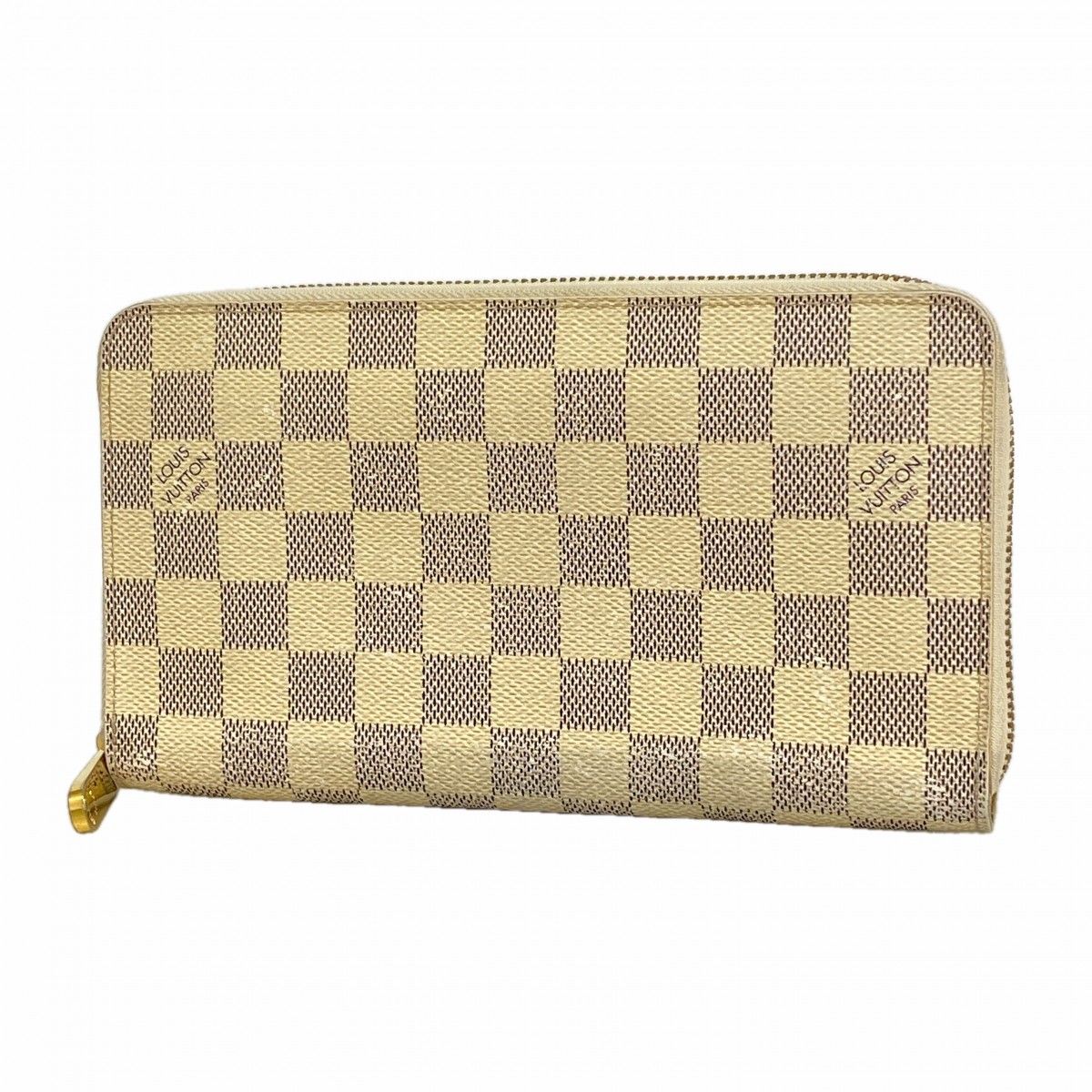 Louis Vuitton Wallet Damier Azur Zippy Organizer White