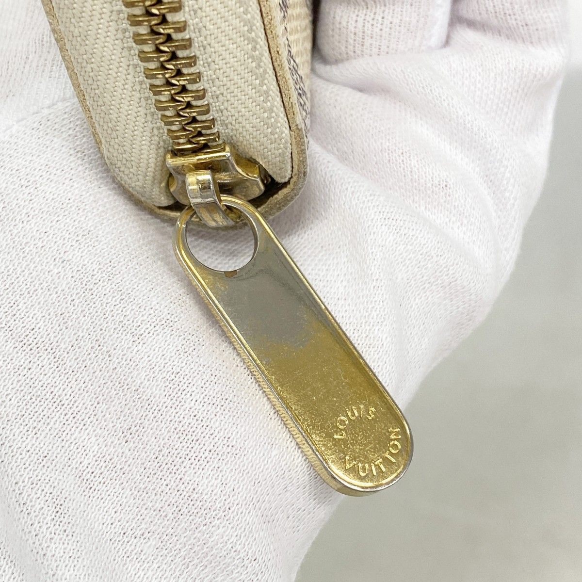 Louis Vuitton Wallet Damier Azur Zippy Organizer White — view 7