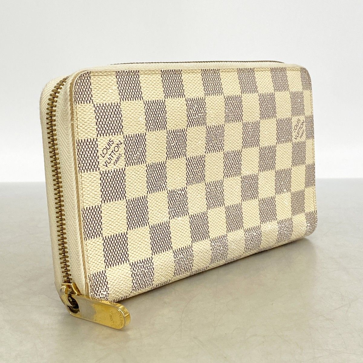 Louis Vuitton Wallet Damier Azur Zippy Organizer White — view 2