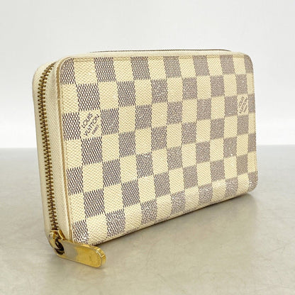 Louis Vuitton Wallet Damier Azur Zippy Organizer White — view 2