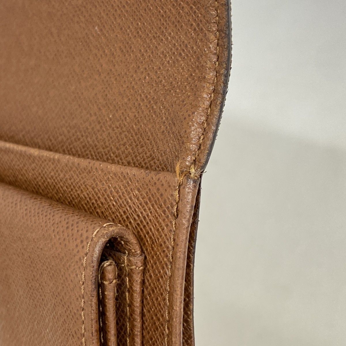 Louis Vuitton Trifold Wallet Monogram Porte Tresor Loue Tuy Papier Brown — view 7