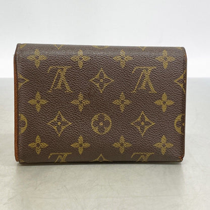 Louis Vuitton Trifold Wallet Monogram Porte Tresor Loue Tuy Papier Brown — view 9