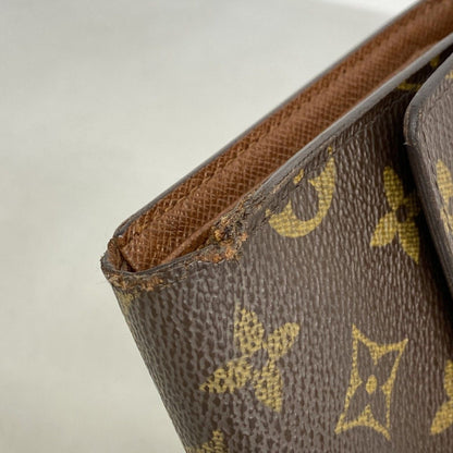 Louis Vuitton Trifold Wallet Monogram Porte Tresor Loue Tuy Papier Brown — view 5
