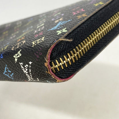 Louis Vuitton Wallet Monogram Multicolor Zippy Noir Grenade — view 5