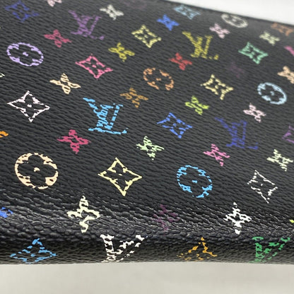 Louis Vuitton Wallet Monogram Multicolor Zippy Noir Grenade — view 8