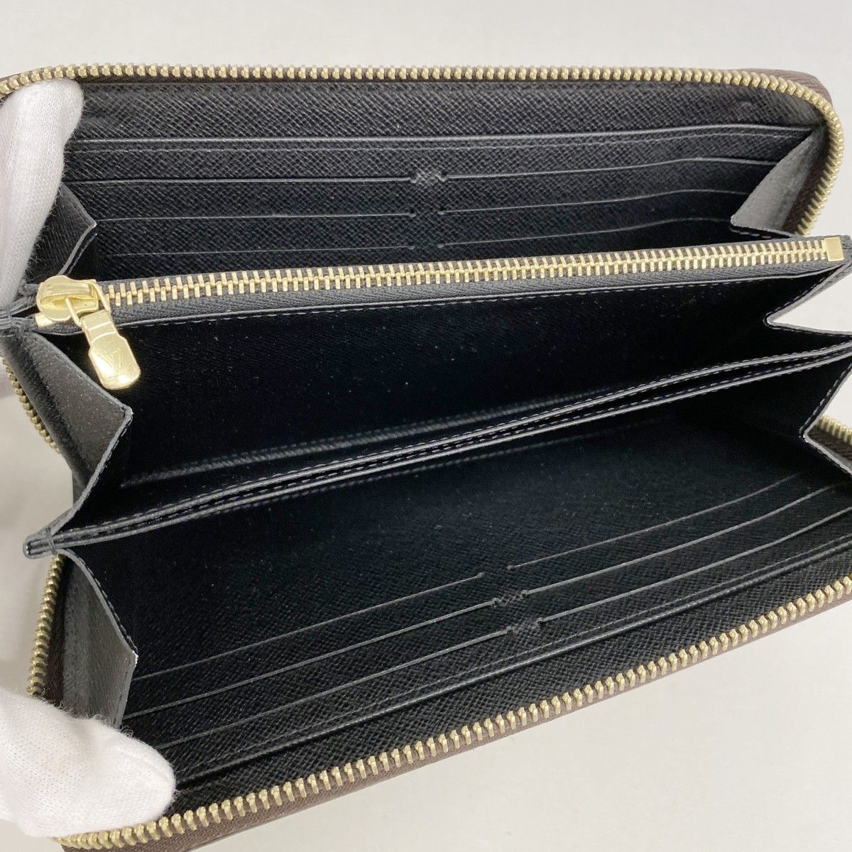 Louis Vuitton Wallet Monogram Giant Reverse Zippy Brown — view 3