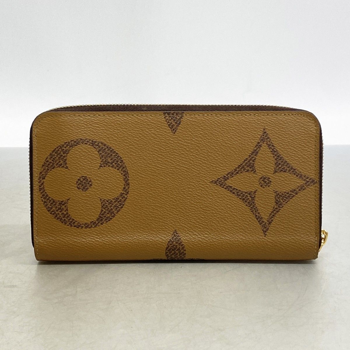 Louis Vuitton Wallet Monogram Giant Reverse Zippy Brown — view 8
