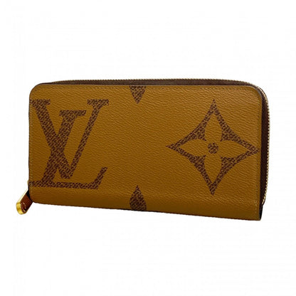Louis Vuitton Wallet Monogram Giant Reverse Zippy Brown