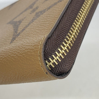 Louis Vuitton Wallet Monogram Giant Reverse Zippy Brown — view 5