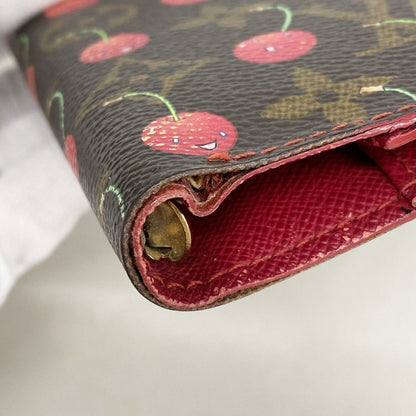 Louis Vuitton Notebook Cover Monogram Cherry Agenda PM Black Cles — view 5