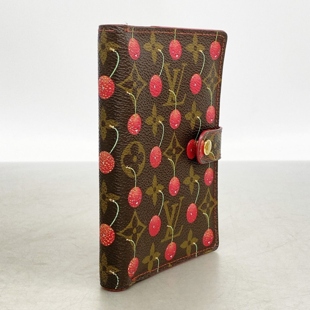 Louis Vuitton Notebook Cover Monogram Cherry Agenda PM Black Cles — view 2