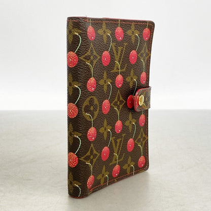 Louis Vuitton Notebook Cover Monogram Cherry Agenda PM Black Cles — view 2