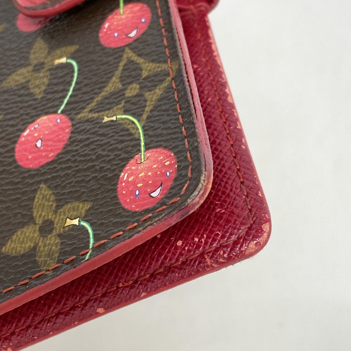 Louis Vuitton Notebook Cover Monogram Cherry Agenda PM Black Cles — view 6