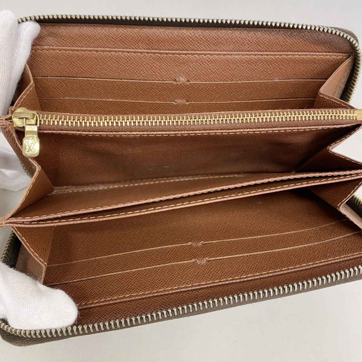 Louis Vuitton Wallet Monogram Zippy Brown — view 3