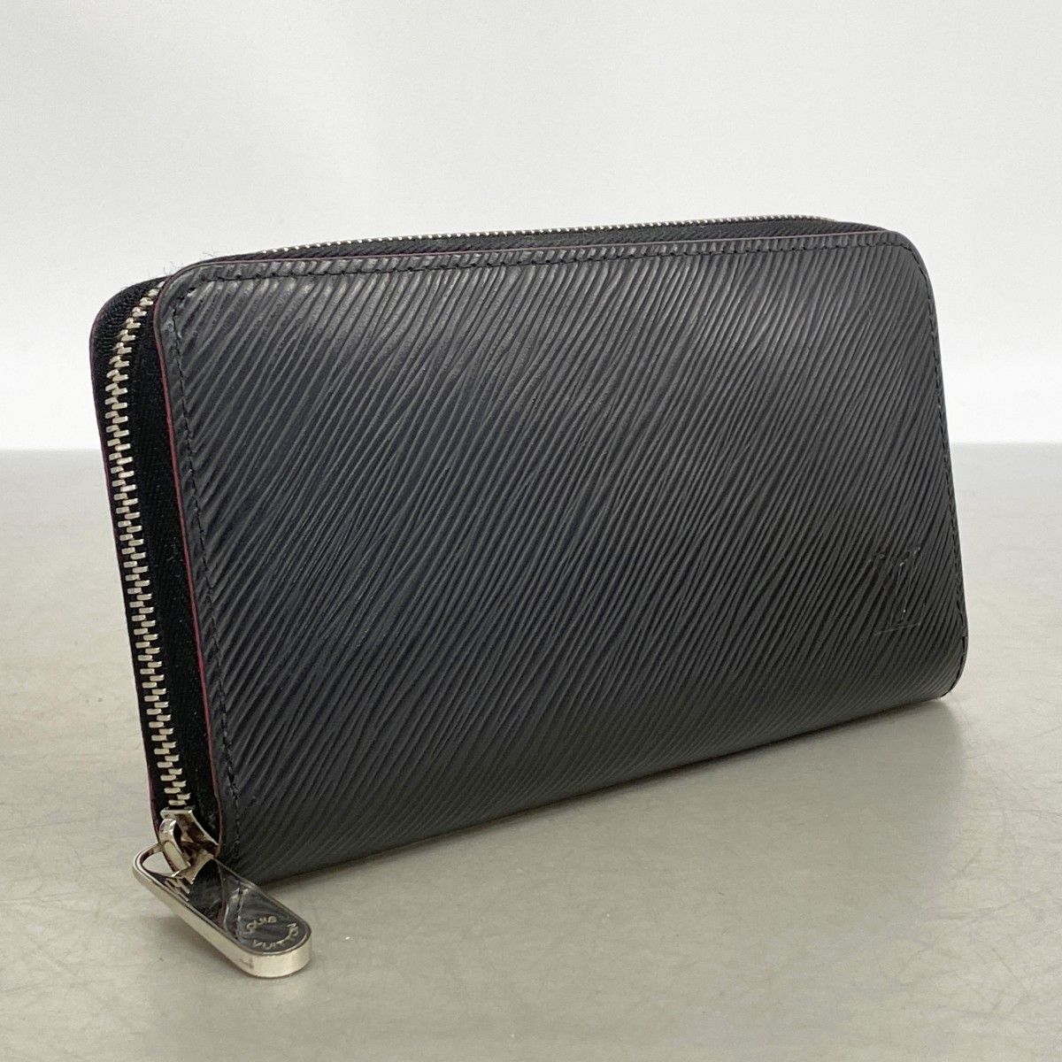Louis Vuitton Wallet Epi Zippy Noir Hot Pink — view 2