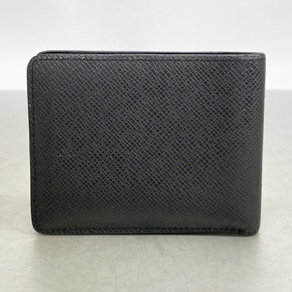Louis Vuitton Billfold Taiga Portefeuille Calf Noir Wallet — view 8