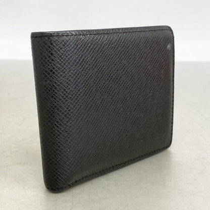 Louis Vuitton Billfold Taiga Portefeuille Calf Noir Wallet — view 2