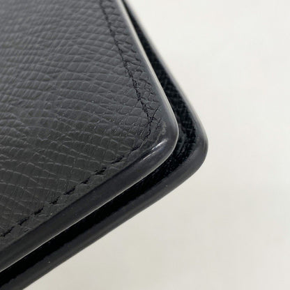 Louis Vuitton Billfold Taiga Portefeuille Calf Noir Wallet — view 7