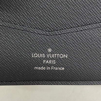 Louis Vuitton Billfold Taiga Portefeuille Calf Noir Wallet — view 4