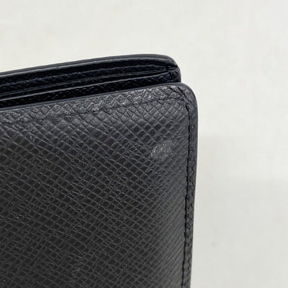 Louis Vuitton Billfold Taiga Portefeuille Calf Noir Wallet — view 6