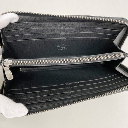 Louis Vuitton Wallet Monogram Eclipse Zippy Horizontal Black — view 3