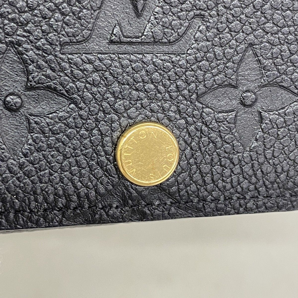 Louis Vuitton Business Card Holder Monogram Empreinte Envelope Noir — view 6