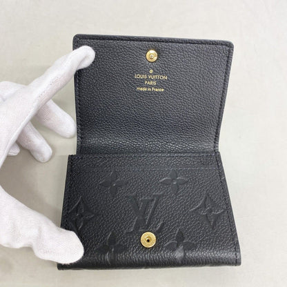 Louis Vuitton Business Card Holder Monogram Empreinte Envelope Noir — view 3