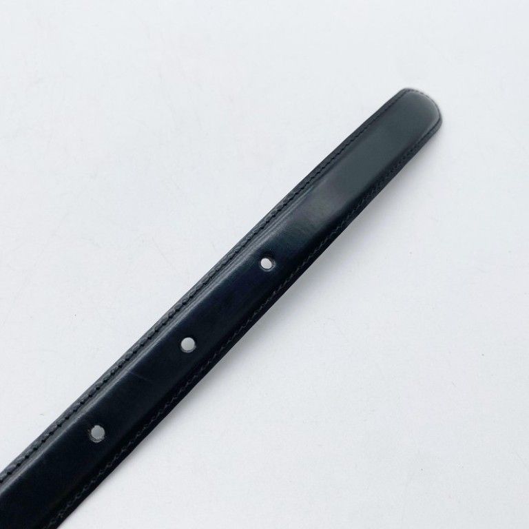 Cartier Belt Panthere Black Silver Leather — view 4