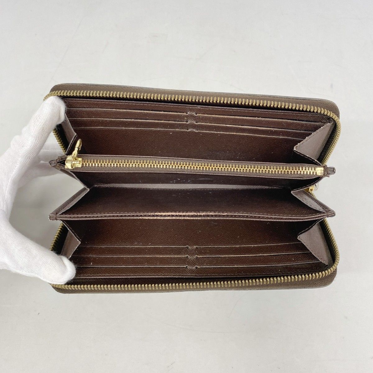 Louis Vuitton Wallet Damier Zippy Ebene — view 3