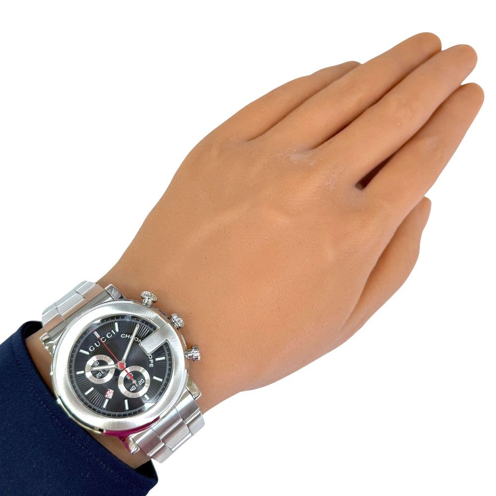 Gucci Chrono Watches Stainless Steel le Quo Refreshed Watch — view 2