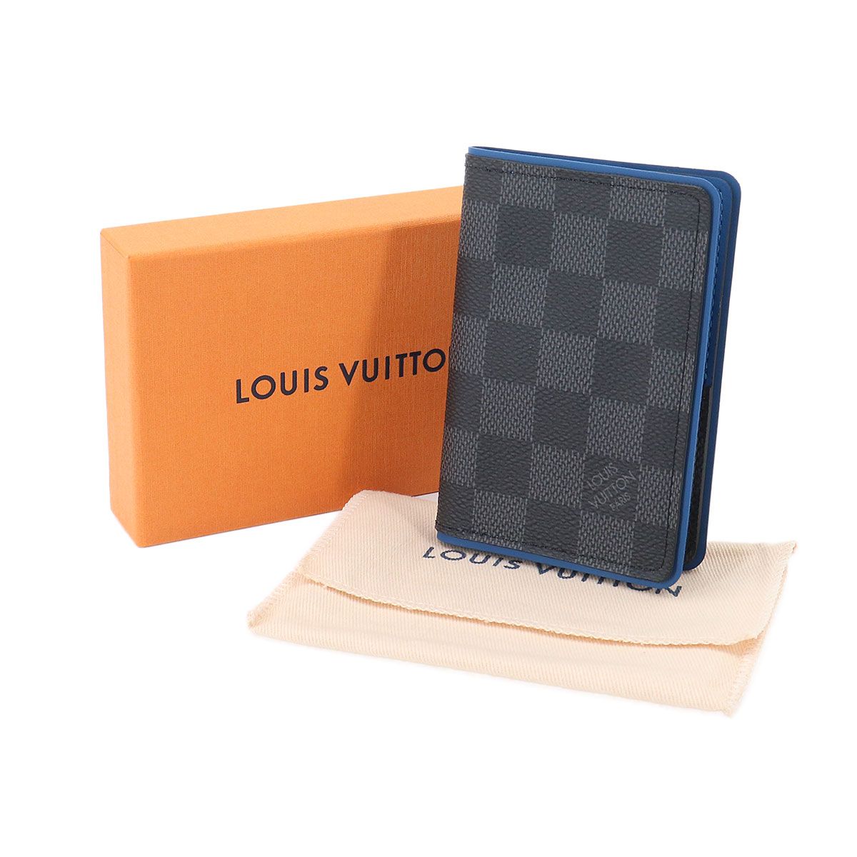 Louis Vuitton Damier Graphite gunizer Posh Card Case Black — view 2