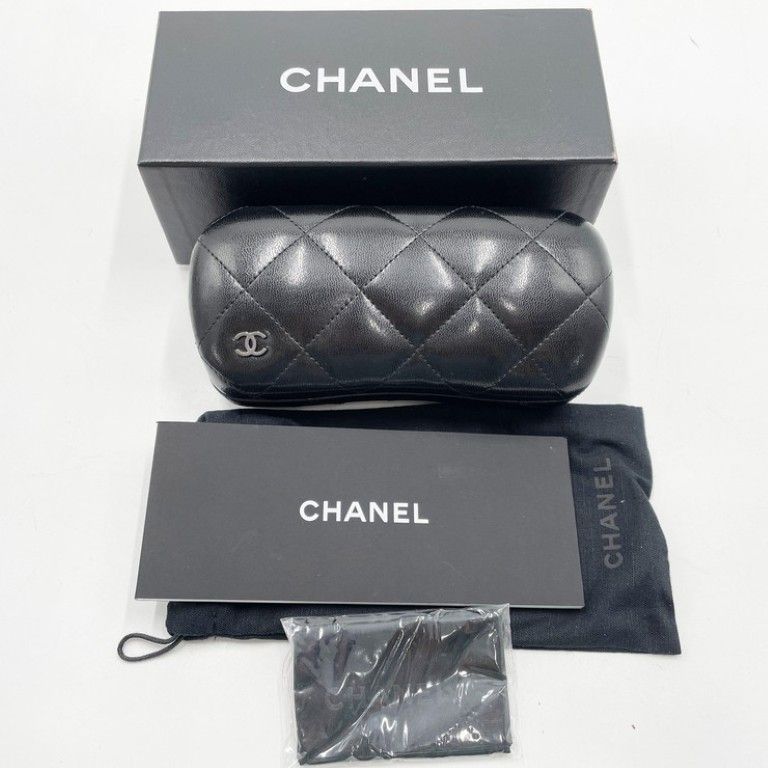 Chanel Sunglasses Blue Silver Acetate Metal Eyewear — view 7
