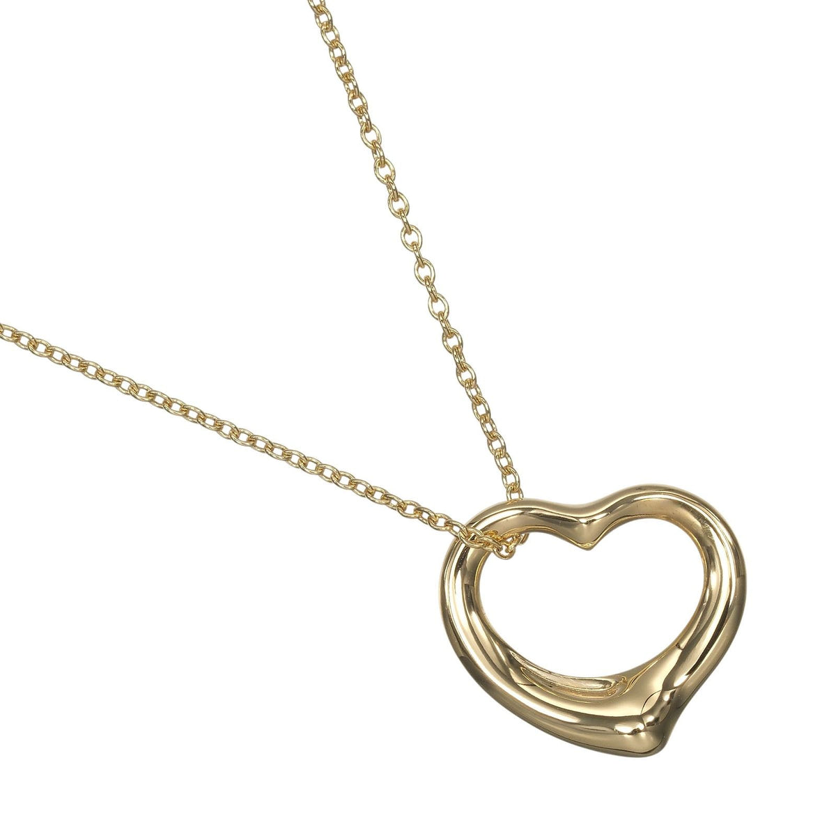 Tiffany & Co Open Heart Gold Necklace