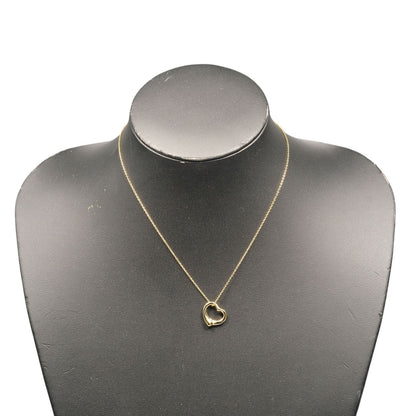 Tiffany & Co Open Heart Gold Necklace — view 2