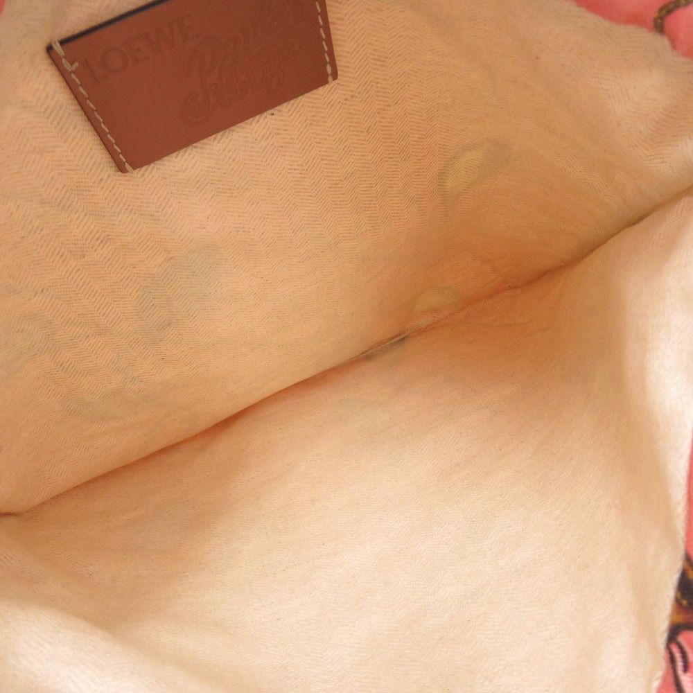 Loewe Paula's Ibiza Cotton Pink Drawstring Pouch — view 4