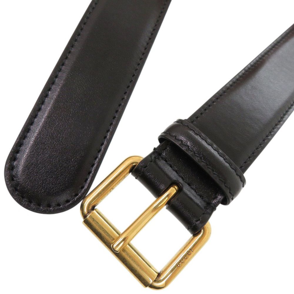 Gucci Leather Black Belt — view 4
