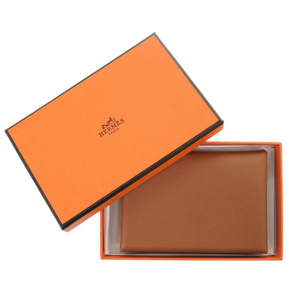 Hermes Calviduo Ever Color Gold Silver Card Case — view 2