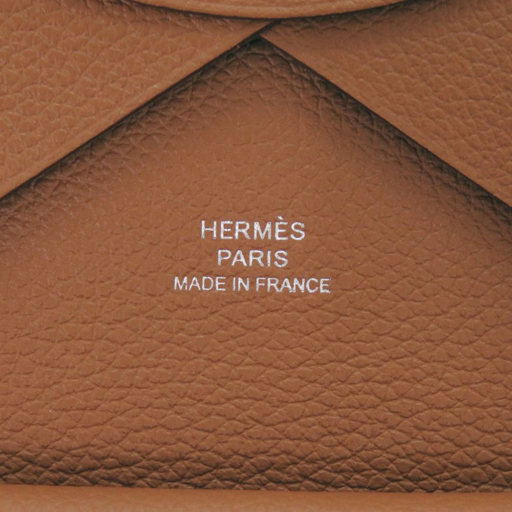 Hermes Calviduo Ever Color Gold Silver Card Case — view 8