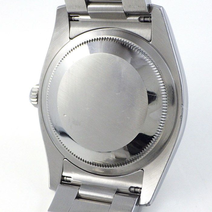 Rolex Watch Datejust M Number 2007 Black Dial Roman Index Date SS Automatic — view 4