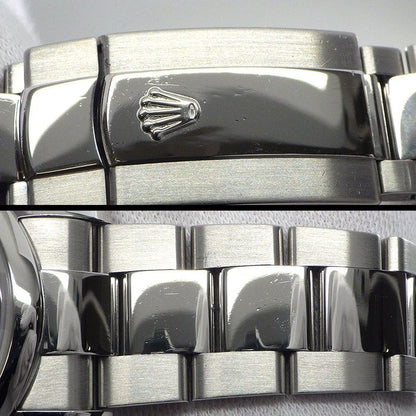 Rolex Watch Datejust M Number 2007 Black Dial Roman Index Date SS Automatic — view 8