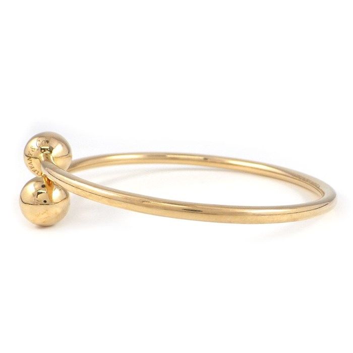 Tiffany & Co HardWear Bangle Ball 18K Pink Gold Bracelet — view 2